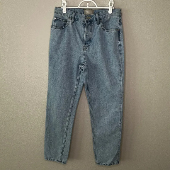 Everalne 90's cheeky ankle jean organic cotton light wash size 28 - Picture 1 of 10